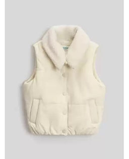 20220400024, Жилет (утепленный) детский для девочек Affogato бежевый