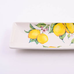 60179 Блюдо сервировочное прямоугольное Лимонный праздник доломит LR (х24) - Mayer&boch фото 5