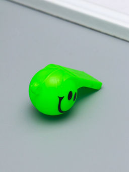 Цена за 12 шт. Свисток пластик "Смайл", МИКС