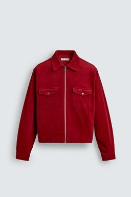 BOXY FIT CORDUROY OVERSHIRT - Zara фото 8