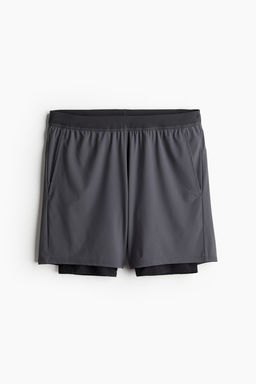 Pantalon corto a media pierna 2 en 1 en DryMove - H&m фото 5