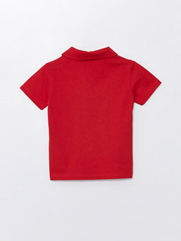 Polo Yaka K?sa Kollu Basic Erkek Bebek Ti??rt - Waikiki фото 3
