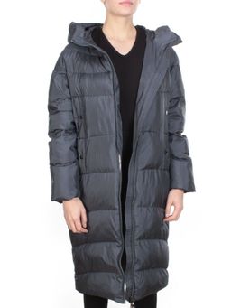 9257 DARK GRAY Пальто зимнее женское MELISACITI (200 гр. холлофайбера) - Fashion фото 8