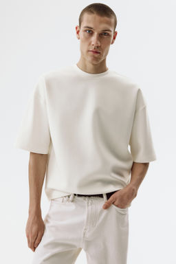 Camiseta efecto neopreno Oversized Fit - H&m фото 9