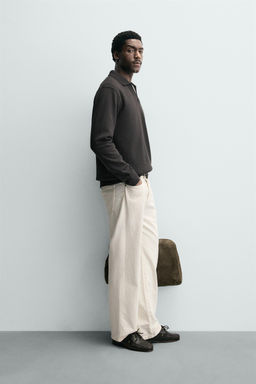 INTERLOCK POLO SWEATSHIRT - Zara фото 4