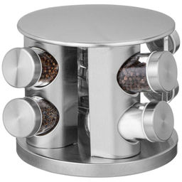 НАБОР БАНОЧЕК ДЛЯ СПЕЦИЙ ИЗ 8 ШТ. 90 МЛ НА ВРАЩАЮЩЕЙСЯ ПОДСТАВКЕ - Agness фото 5