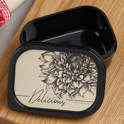 Цена за 2 шт. Ланч - бокс прямоугольный Delicious, 150 мл