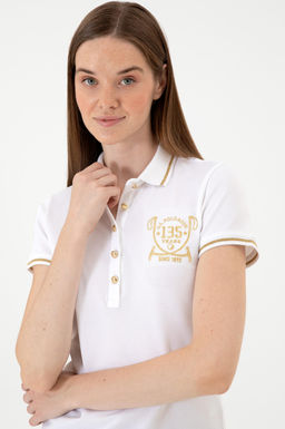 Kad_n Beyaz Ti__rt Sepette S_rpriz _ndirim - U.s. polo assn фото 2