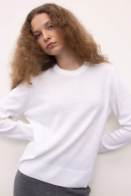 Regular Fit Bisiklet Yaka Basic Triko Kazak - Defacto фото 4