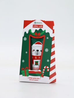 Крем для рук новогодний 30 мл, аромат сахарный леденец, URAL LAB