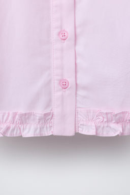 RUFFLED HEM SHIRT - Zara фото 4