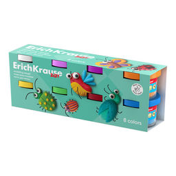 Тесто для лепки ErichKrause "Baby" 8цв. по 35гр. (61403) с алоэ вера