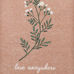 Полотенце кух. Доляна Love everywhere 28х46 см, рогожка, 100% хл, 160г/м2  фото 4