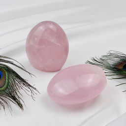 Полированный мадагаскарский Розовый кварц