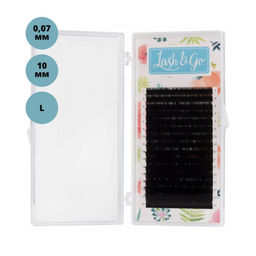 Lash&Go Ресницы на ленте 16 линий 10 мм, L, 0,07 мм, черный  фото 4