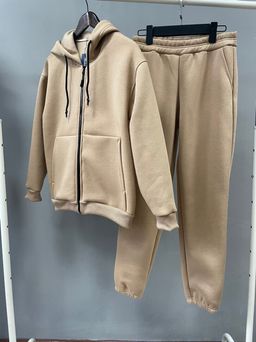 263/264М Костюм утепленный на молнии, беж - Knitka wear фото 6