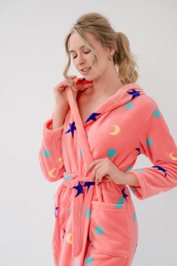 Халат женский из ультрасофта Нежность коралл - Амадэль фото 6