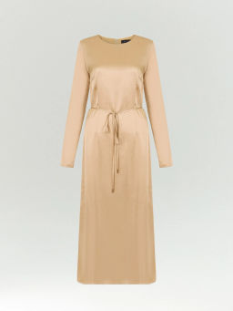 ЕМКА / Платье макси из вискозы с поясом - Emka фото 2