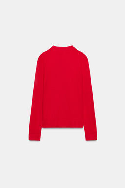 CHAQUETA PUNTO EXTRAFINO / Rojo - Zara фото 7