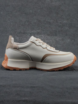 03-YC353-1 BEIGE Кроссовки женские (натуральная кожа) - Фабричный китай фото 9