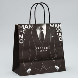 Пакет подарочный, упаковка, Стиль, 22?22?11 см