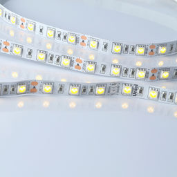 ULS-M25-5050-60LED/m-10mm-IP20-DC12V-14,4W/m-5M-3000K PROFI Гибкая светодиодная лента на самоклеящейся основе. Катушка 5м. в герметичной упаковке. Теплый белый свет(3000К). ТМ Uniel.