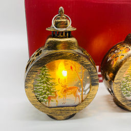 Новогодний декор - ночник Светильник с рисунком 12 шт в уп, 13 см (арт. 2201) - Ип лебедев о.ю фото 2