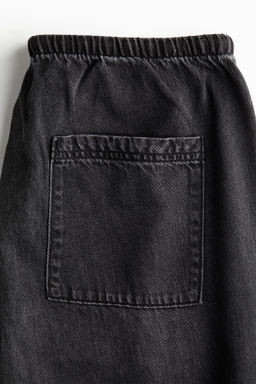 Pantal?n denim con cord?n de ajuste - H&m фото 10