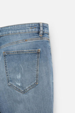 RIPPED SKINNY FIT JEANS - Zara фото 20