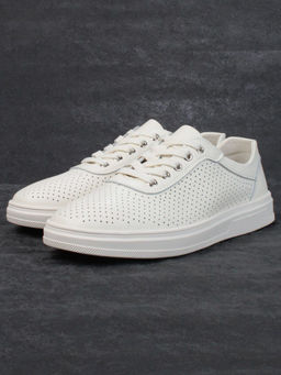 05-PDXL143-2 BEIGE Кроссовки женские (натуральная кожа) - Фабричный китай фото 4