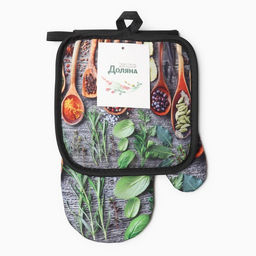 Кух. набор 2 пр. Доляна Прованс прих. 17*17 см, вареж. 26*16 см,100% п/э  фото 4