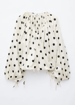 Blusa cruzada de algod?n