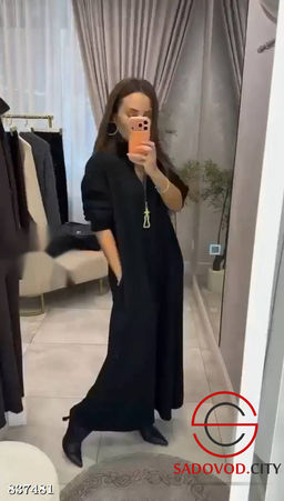 Платье женское на полузамке