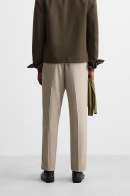 COMFORT FIT JOGGER WAIST TROUSERS - Zara фото 22