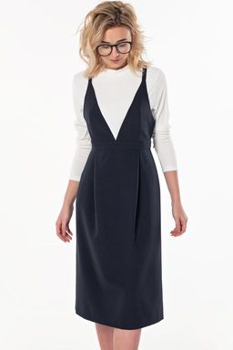 Сарафан офисный миди под блузку - Fly фото 19