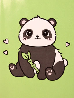 Обложка для паспорта Аниме Panda, плотность 560 мкм