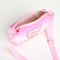 Сумка детская «Мишка», для девочки, розовая