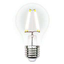 LED-A60-7W/NW/E27/CL/DIM GLA01TR Лампа светодиодная диммируемая. Форма "A", прозрачная. Серия Air. Белый свет (4000K). Картон. ТМ Uniel