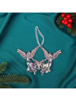 Цена за 2 шт. Ёлочная игрушка Ангелы надежды 1014 см, сиреневый перелив - Зимнее волшебство фото 6