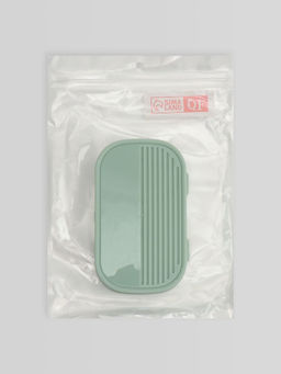 Набор маникюрный, 8 предметов, в пластиковом футляре, зелёный