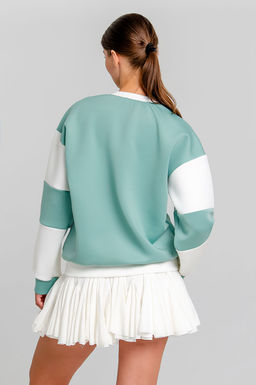 Арт. 15120 Свитшот женский 42-50 (5 шт) Цвет:полынь