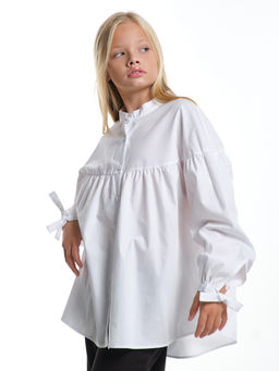 Рубашка для девочки подросткам школьная форма UD 8016 белый