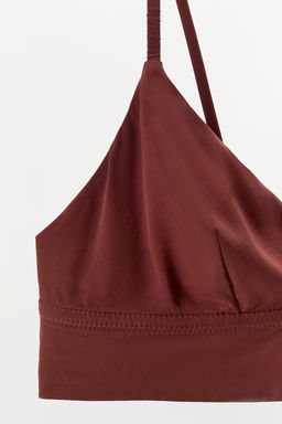 SILK TRIANGLE BRALETTE LIMITED EDITION - Zara фото 8