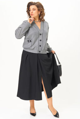 Костюм Aira Style 24131 серо-черный