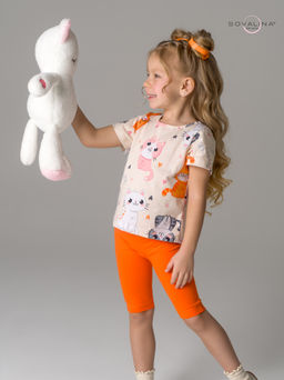 Костюм Актив солнечные котики-оранжевый - Sovalina фото 16