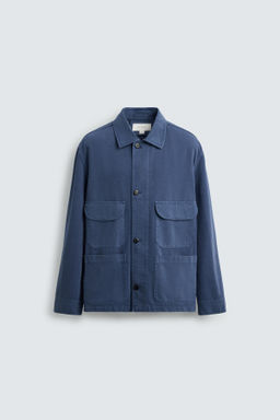 WASHED POCKET JACKET - Zara фото 7