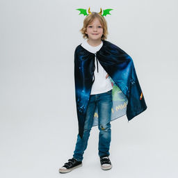 Карнавальный набор «Дракон»: плащ, ободок