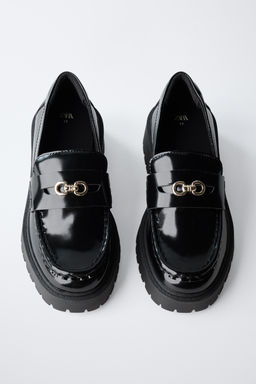 METAL DETAIL MOCCASINS - Zara фото 4