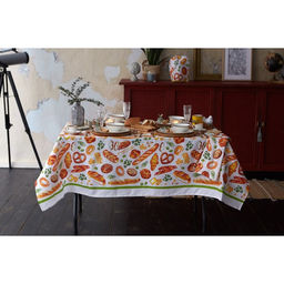 Скатерть Доляна Bread 180х144 см, 100% хлопок, 164 г/м2  фото 8