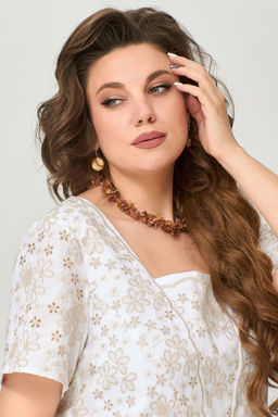 Платье FITA 1193 кофейный  фото 88